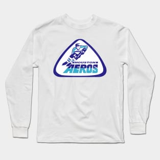 Defunct Houston Aeros Hockey 1972 Long Sleeve T-Shirt